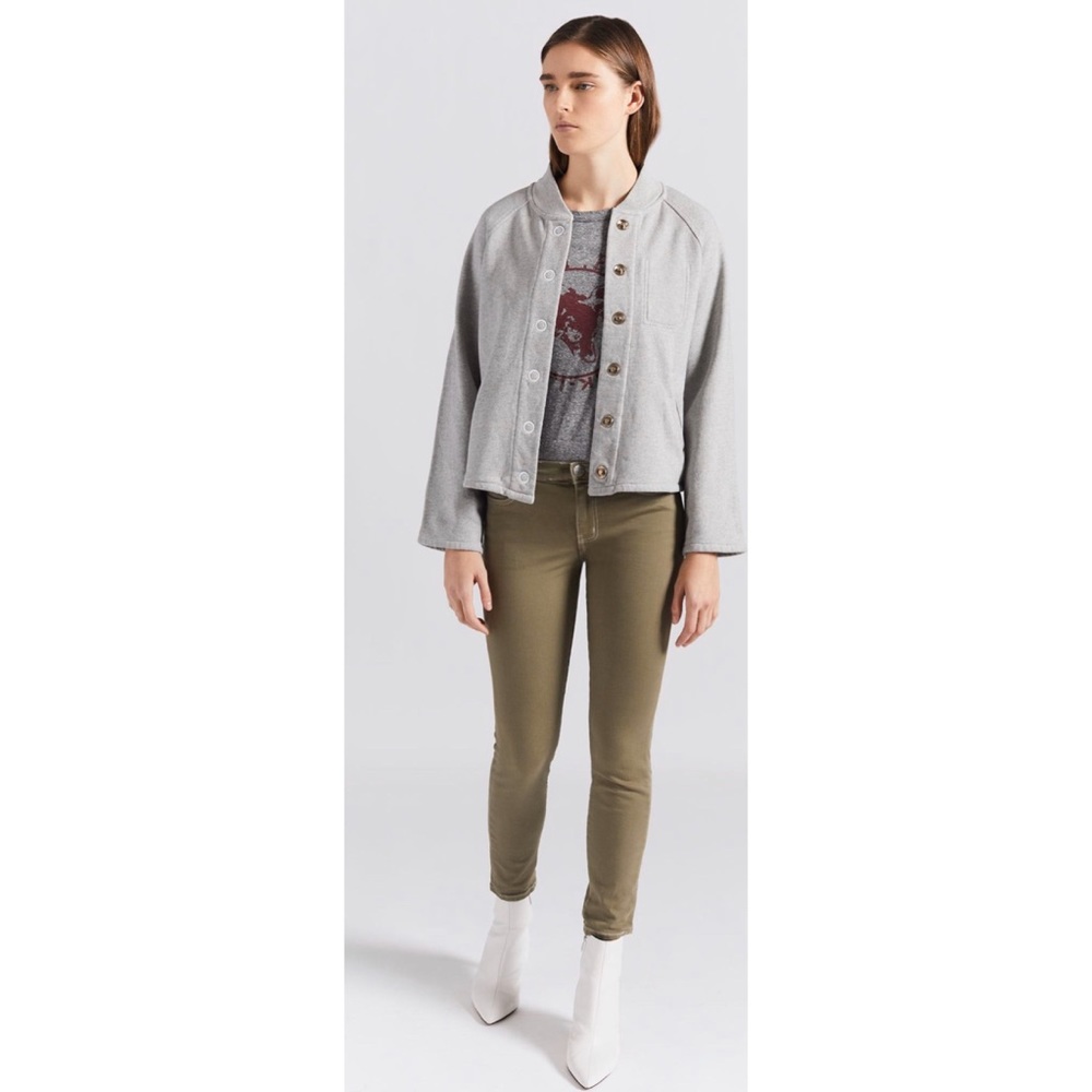 Current /Elliott The Cora Jacket Gray Size 1 (S/M)